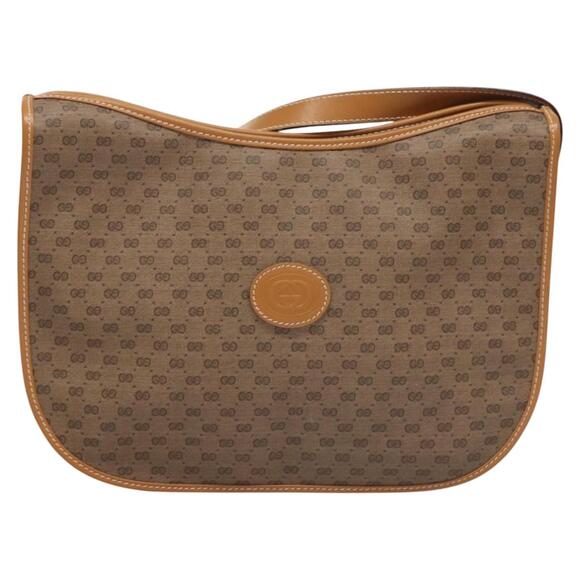 GUCCI Micro GG Supreme Shoulder Bag Pvc Beige Gold 001 090 001 090 - Picture 2 of 16